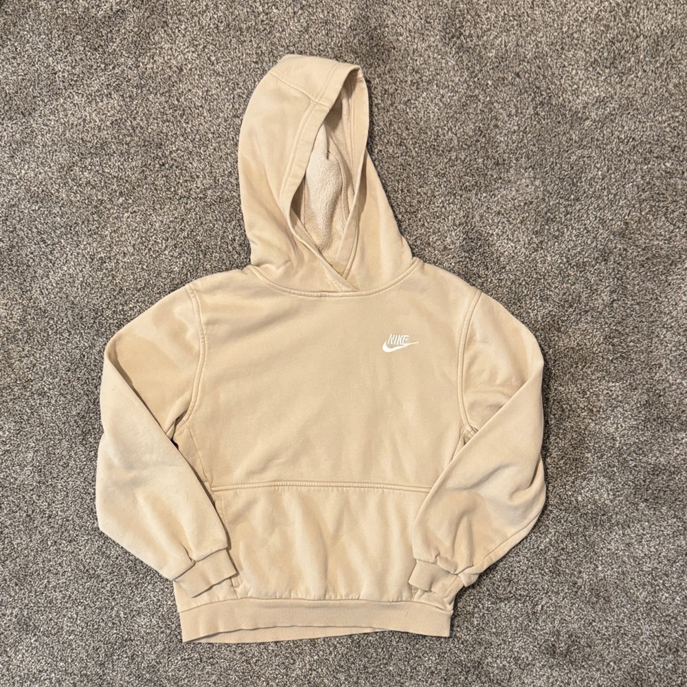 Nike Kid’s Tan Hoodie Sweater